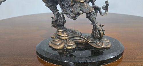 BRONZE SCULPTURE 'NE ZHA' - ADDITIONAL PHOTO 4