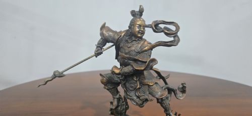 BRONZE SCULPTURE 'NE ZHA' - ADDITIONAL PHOTO 5