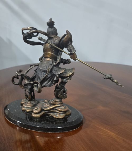 BRONZE SCULPTURE 'NE ZHA' - ADDITIONAL PHOTO 7