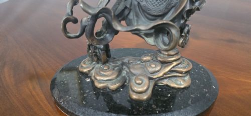 BRONZE SCULPTURE 'NE ZHA' - ADDITIONAL PHOTO 9