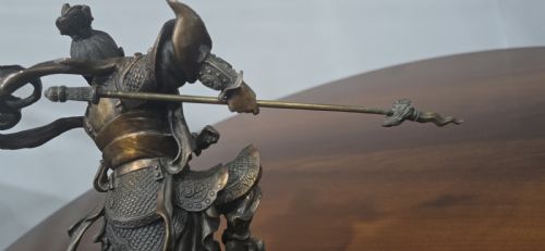 BRONZE SCULPTURE 'NE ZHA' - ADDITIONAL PHOTO 11