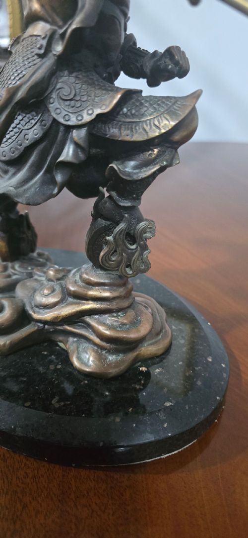 BRONZE SCULPTURE 'NE ZHA' - ADDITIONAL PHOTO 13