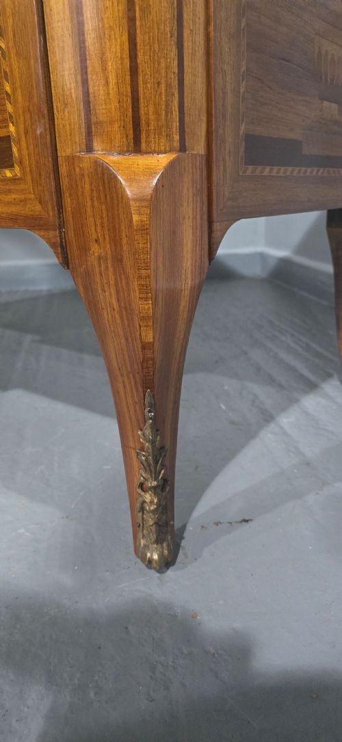 SUPERB FRENCH INLAID COMMODE CHEST OF DRAWERS - ADDITIONAL PHOTO 11