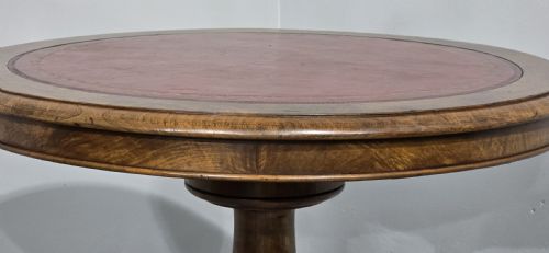 VICTORIAN WALNUT SWIVEL LIBRARY TABLE - ADDITIONAL PHOTO 6