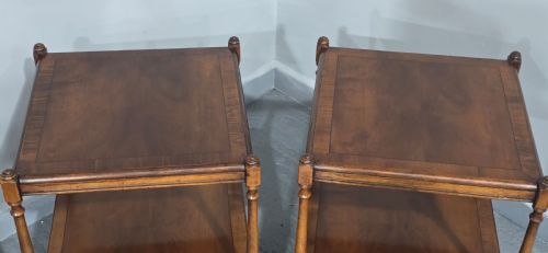 EXCELLENT PAIR REGENCY LAMP TABLES - ADDITIONAL PHOTO 3