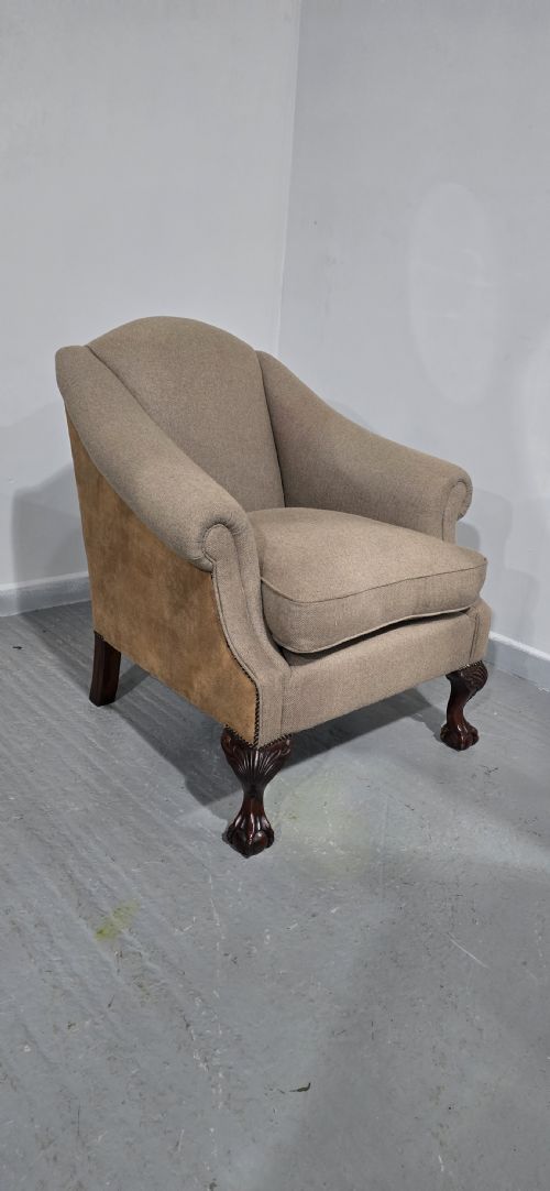 EXCELLENT QUALITY MAHOGANY ARMCHAIR - ADDITIONAL PHOTO 10