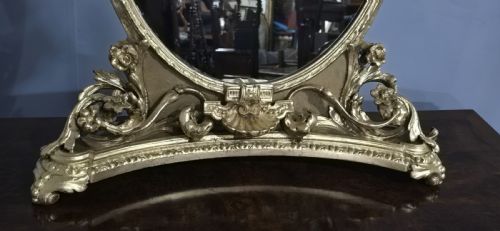 SUPERB GILT DRESSING TABLE MIRROR - ADDITIONAL PHOTO 5