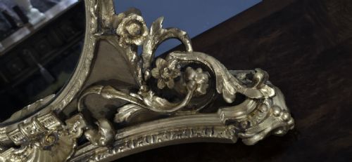 SUPERB GILT DRESSING TABLE MIRROR - ADDITIONAL PHOTO 8
