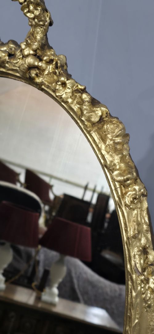 SUPERB GILT DRESSING TABLE MIRROR - ADDITIONAL PHOTO 9
