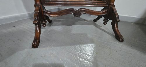 SUPERB FRENCH MAHOGANY CHEVAL MIRROR - ADDITIONAL PHOTO 9