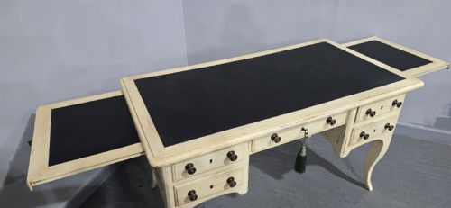 FRENCH PAINTED KNEEHOLE DESK - ADDITIONAL PHOTO 10