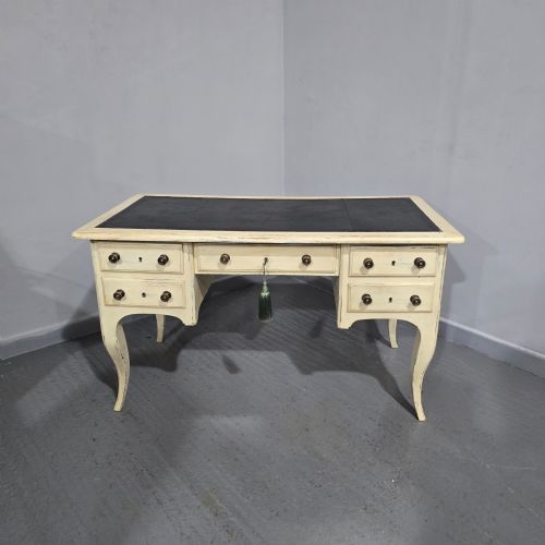 FRENCH PAINTED KNEEHOLE DESK - ADDITIONAL PHOTO 1