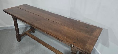 SUPER OAK KITCHEN REFRECTORY FARMHOUSE DINING TABLE - ADDITIONAL PHOTO 15