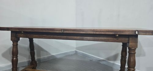 SUPER OAK KITCHEN REFRECTORY FARMHOUSE DINING TABLE - ADDITIONAL PHOTO 18