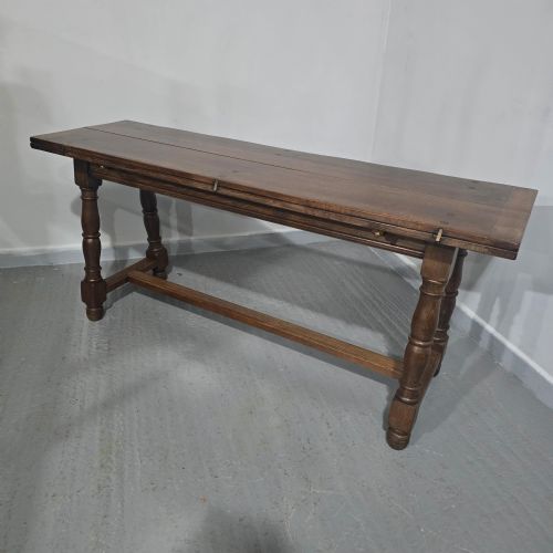 SUPER OAK KITCHEN REFRECTORY FARMHOUSE DINING TABLE - ADDITIONAL PHOTO 1