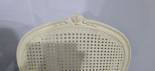 SET SIX FRENCH BERGERE DINING CHAIRS - ADDITIONAL PHOTO 8