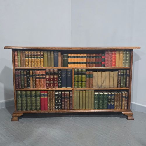 fig 1. Arts and Crafts Oak Low Bookcase