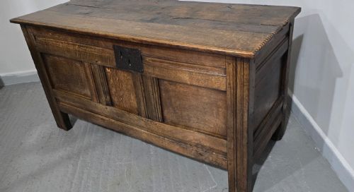 GEORGIAN OAK COFFER - ADDITIONAL PHOTO 10
