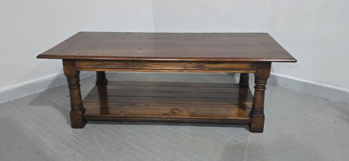 OAK PLANK COFFEE TABLE - ADDITIONAL PHOTO 1