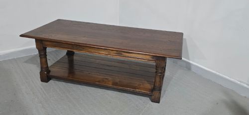 OAK PLANK COFFEE TABLE - ADDITIONAL PHOTO 4
