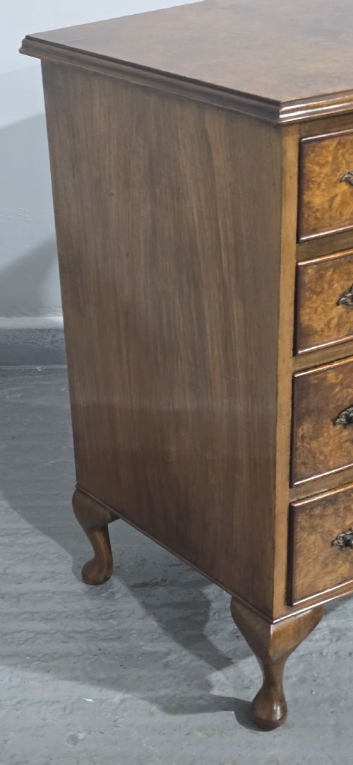 SUPER BURR WALNUT CHEST OF DRAWERS - ADDITIONAL PHOTO 8