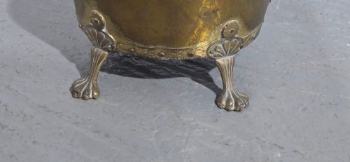 VERY GOOD BRASS LOG BIN - ADDITIONAL PHOTO 3
