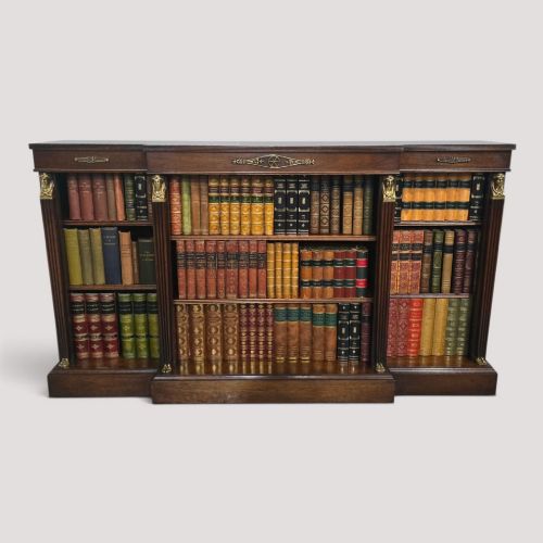 Empire Mahogany Adjustable Library Bookcase