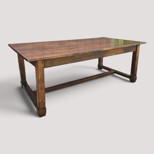 French Oak Farmhouse Refrectory Kitchen Dining Table