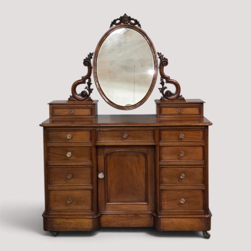 Super Victorian Mahogany Dressing Table