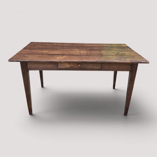 French Oak Farmhouse Kitchen Refrectory Dining Table