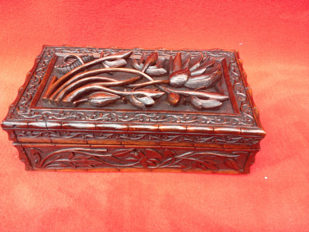 Carved Oriental Box