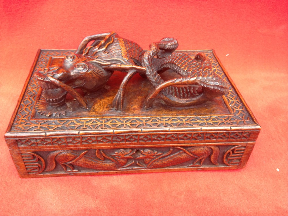 Carved Oriental Box