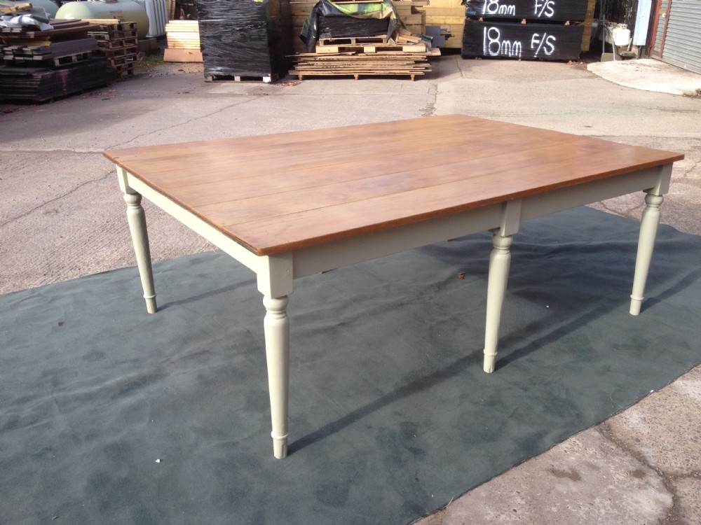 Massive Victorian Farmhouse Table