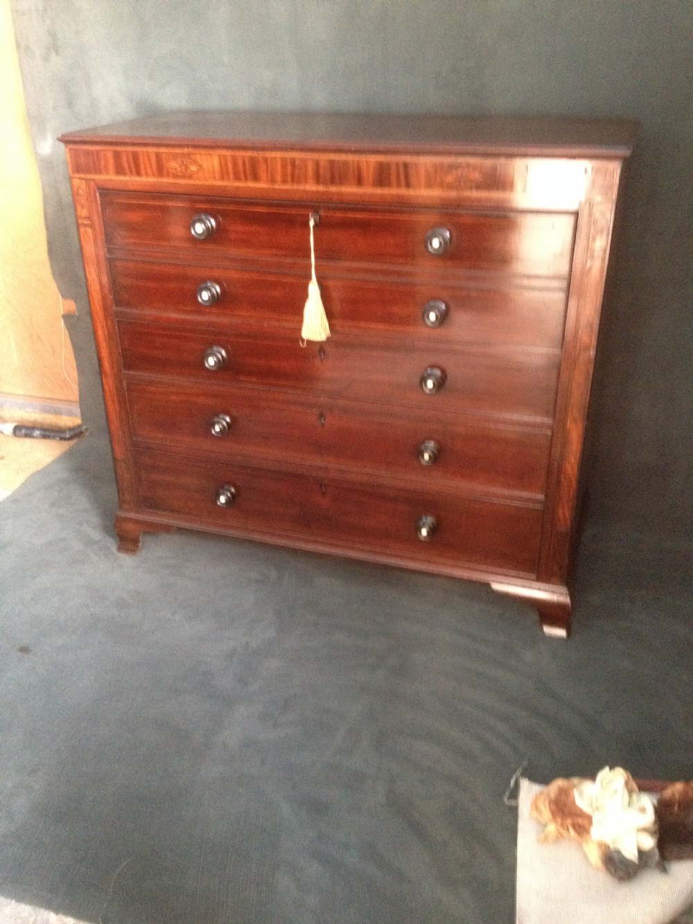 Georgian Secretare Chest of Drawers