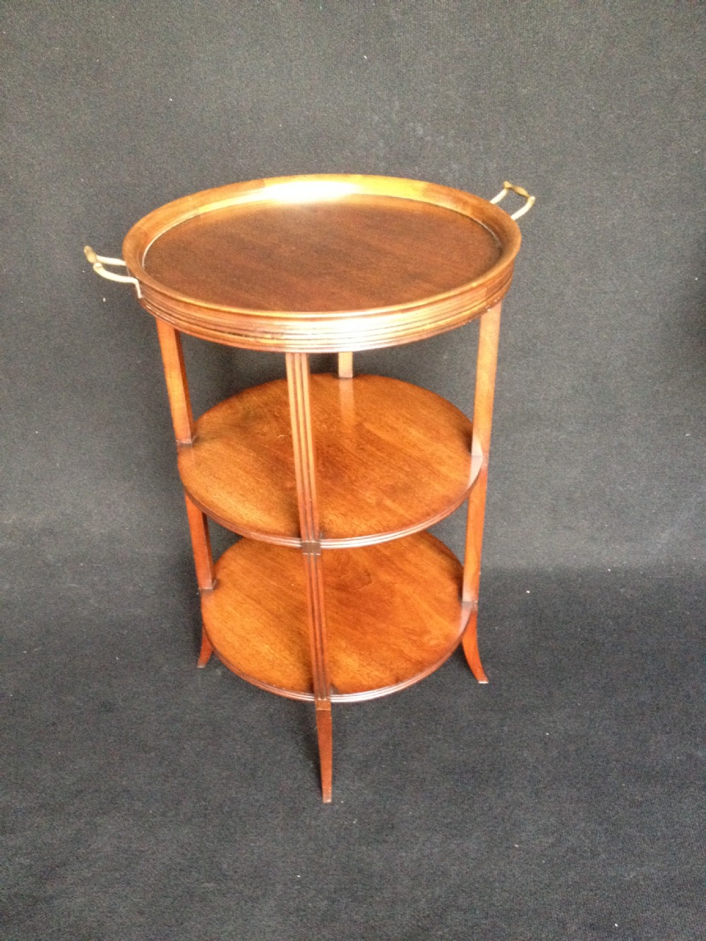 Mahogany 3 Tier Table