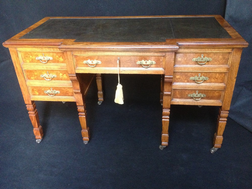 Pollard Oak Desk by 'Maple & Co'