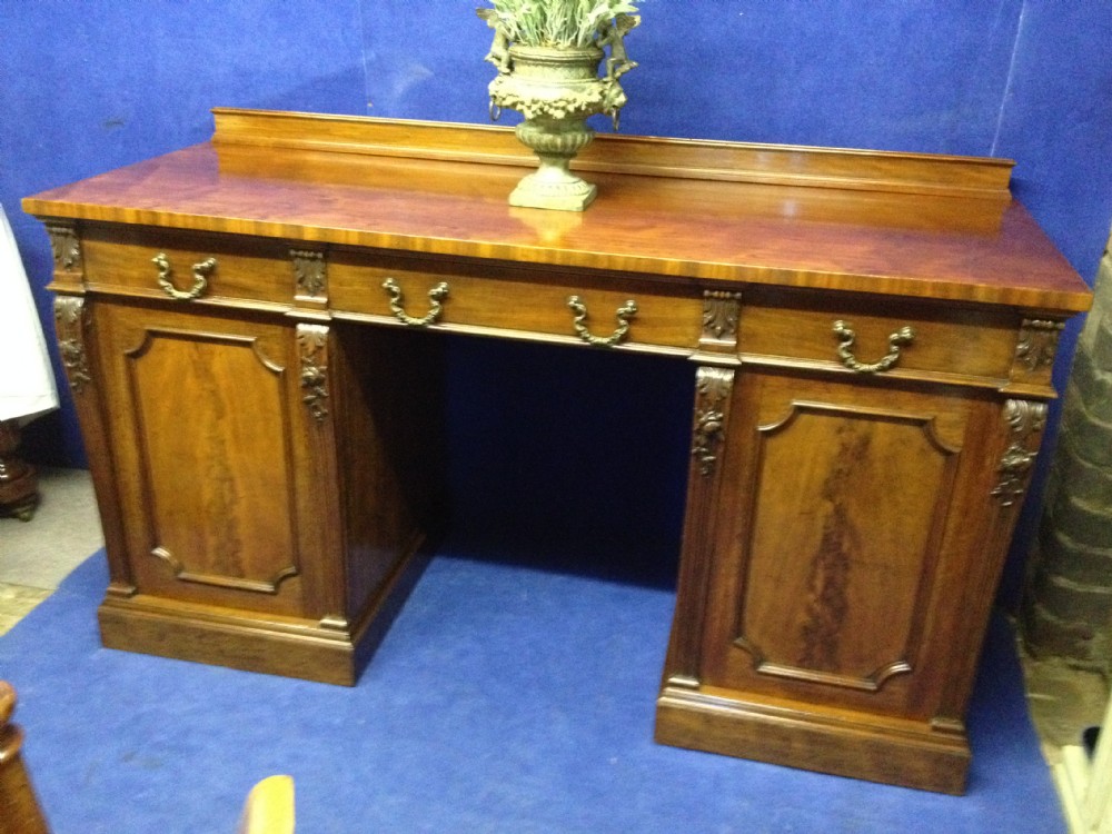 Superb Mahogany Sideboard (Makers Stamp)