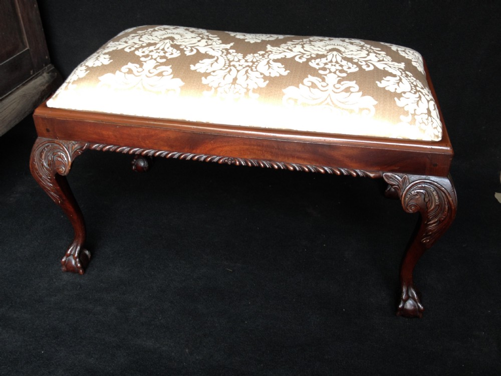 Victorian Mahogany Duet Stool