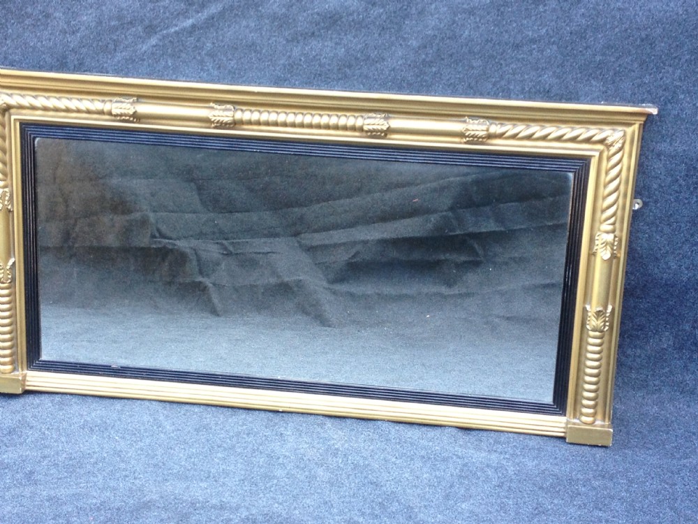 Regency Giltwood Overmantle Mirror