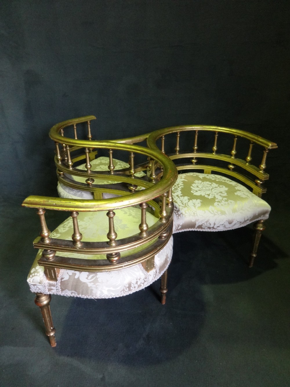 Stunning Gilt Conversation Seat