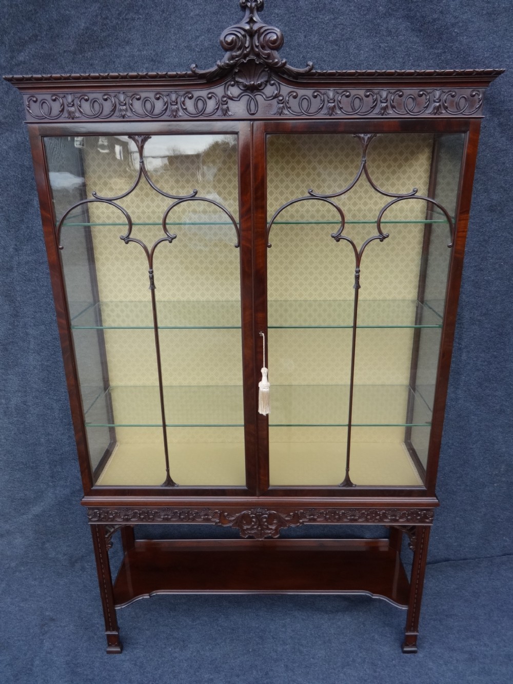 Very Impressive and Beautiful Mahogany Display Cabinet