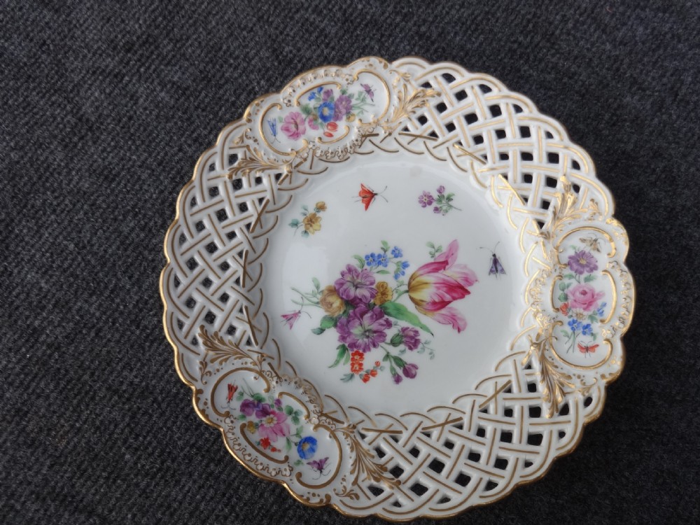 Hand Painted Meissen Plate