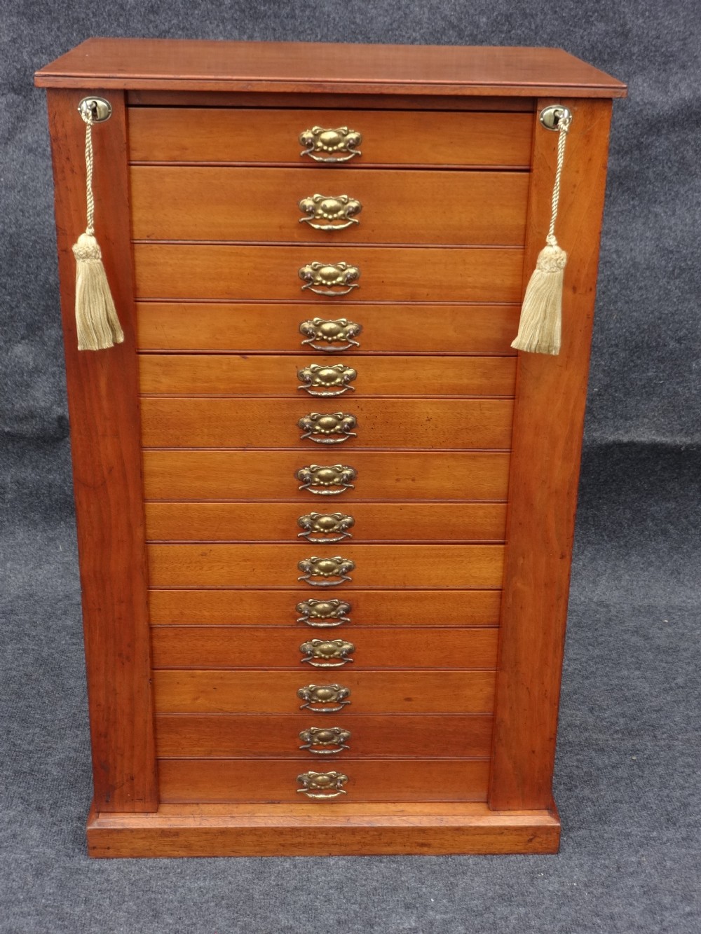 Solid Walnut Specimen Cabinet