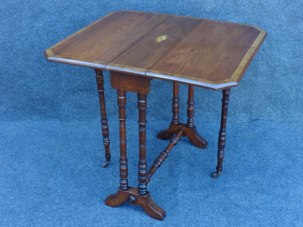Inlaid Walnut Sutherland Table