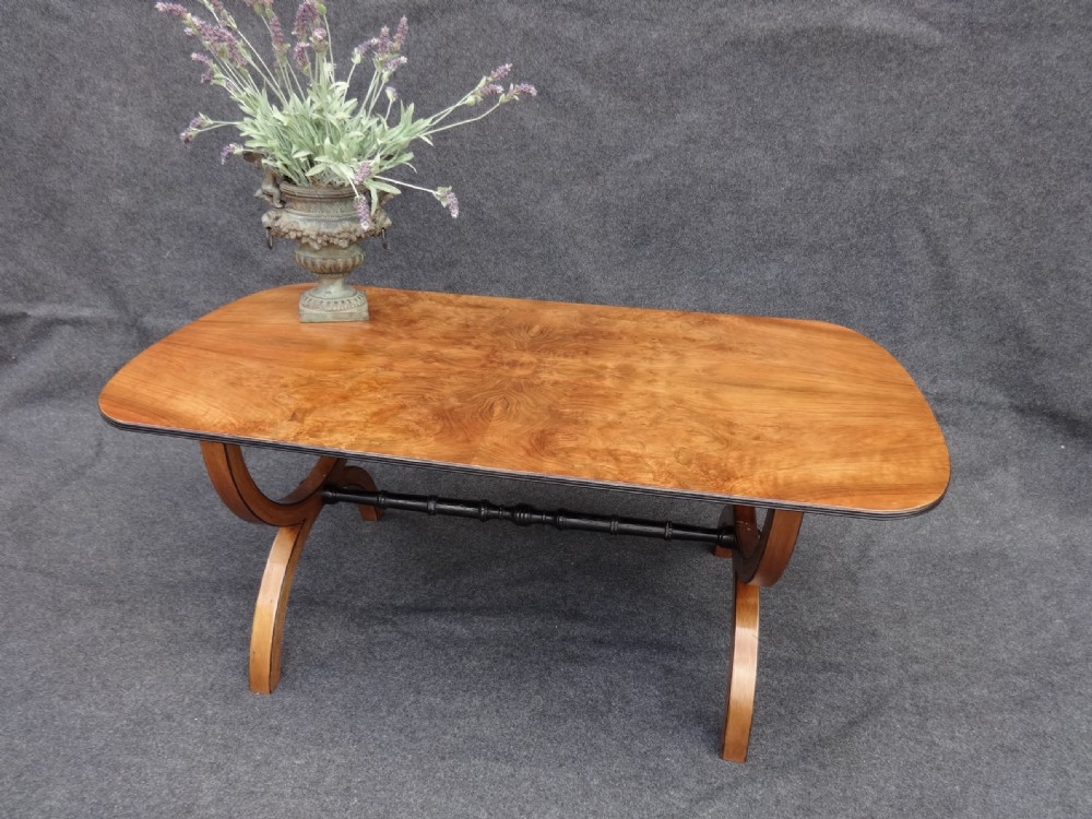 Burr Walnut Coffee Table