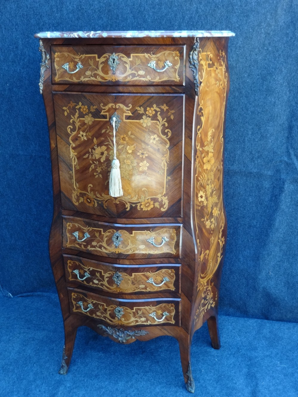 Marquetry Secretaire Abattant