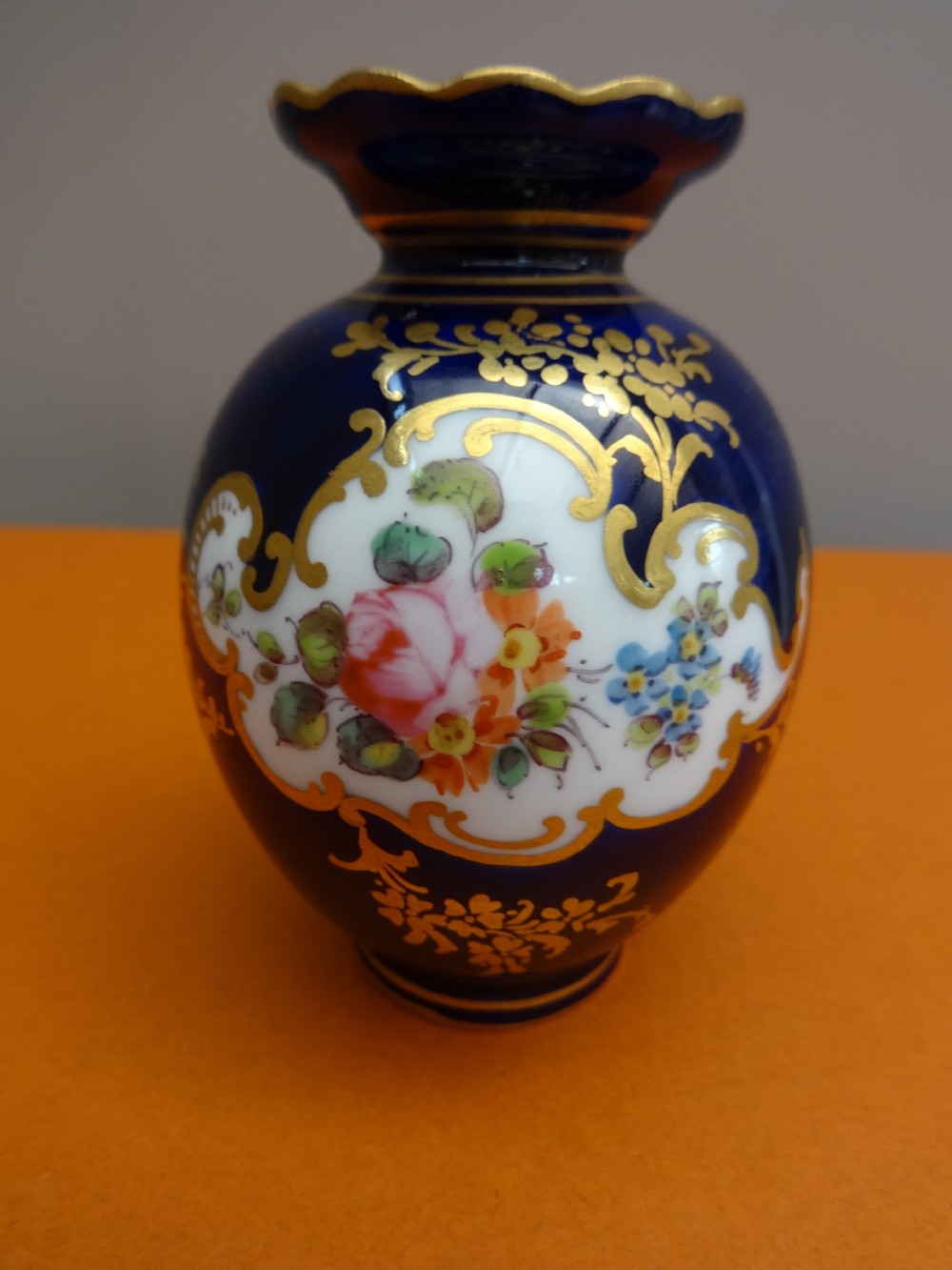 Miniature Royal Crown Derby Ink Pot
