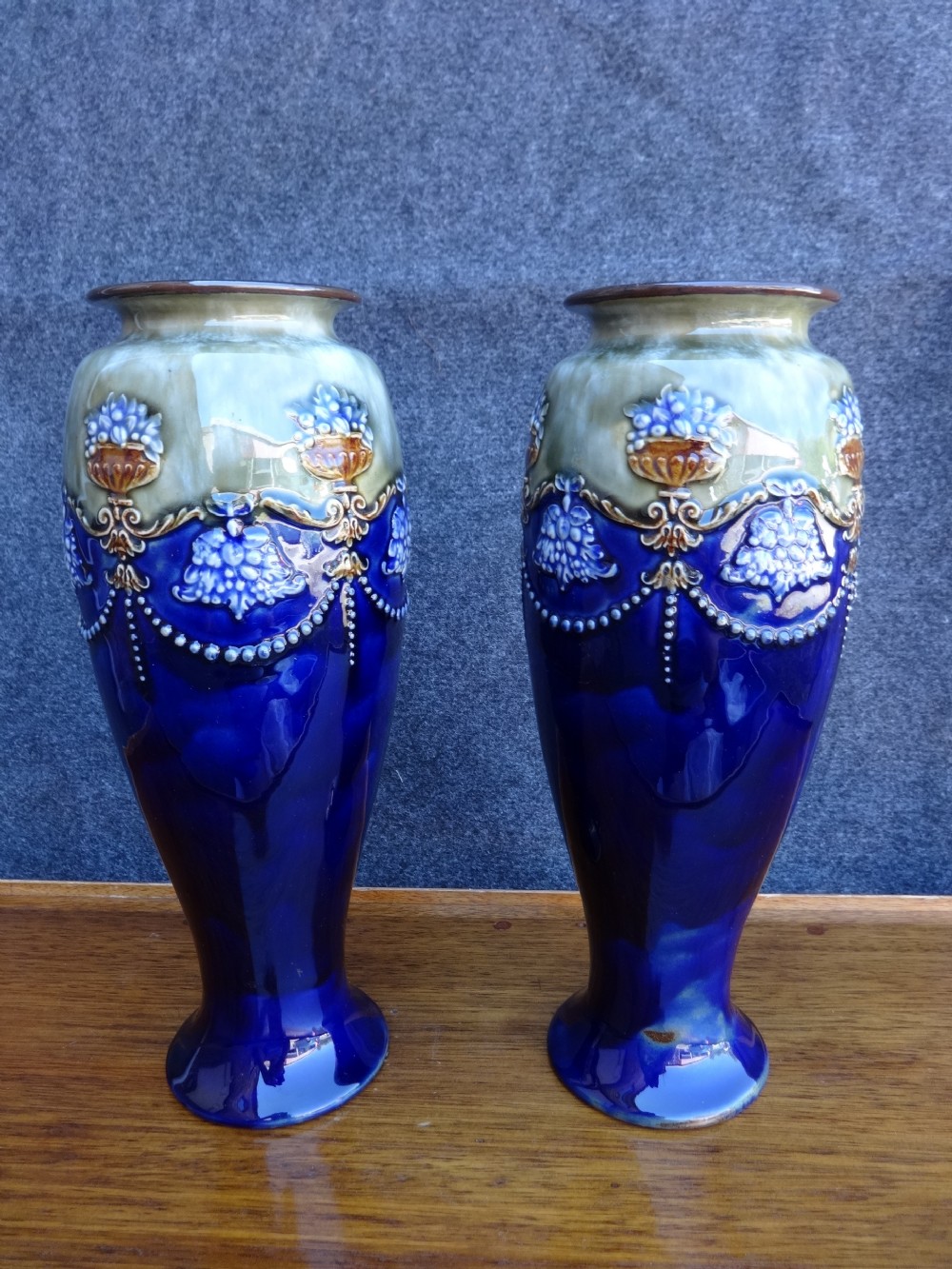 Pair Royal Doulton Vases