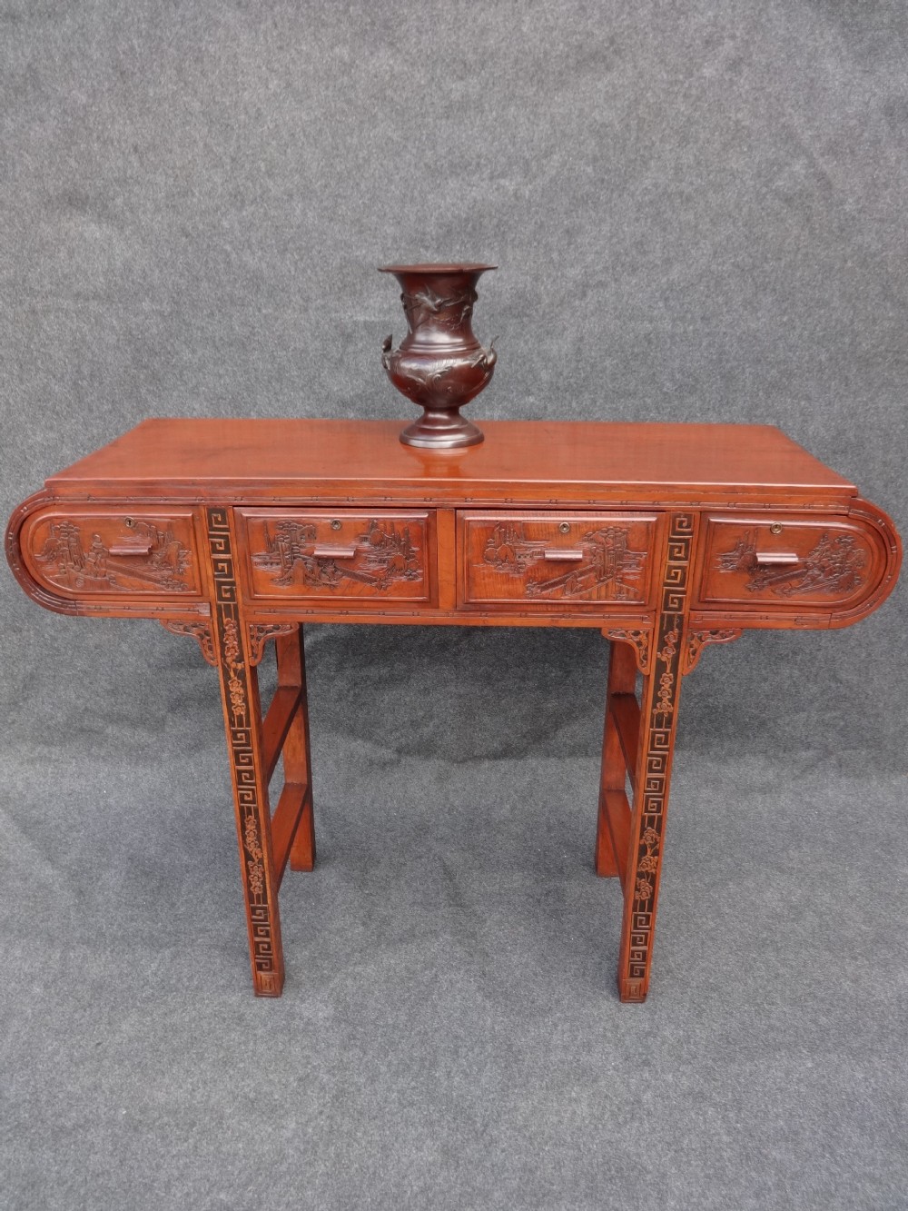 Excellent Camphor Wood Console Table