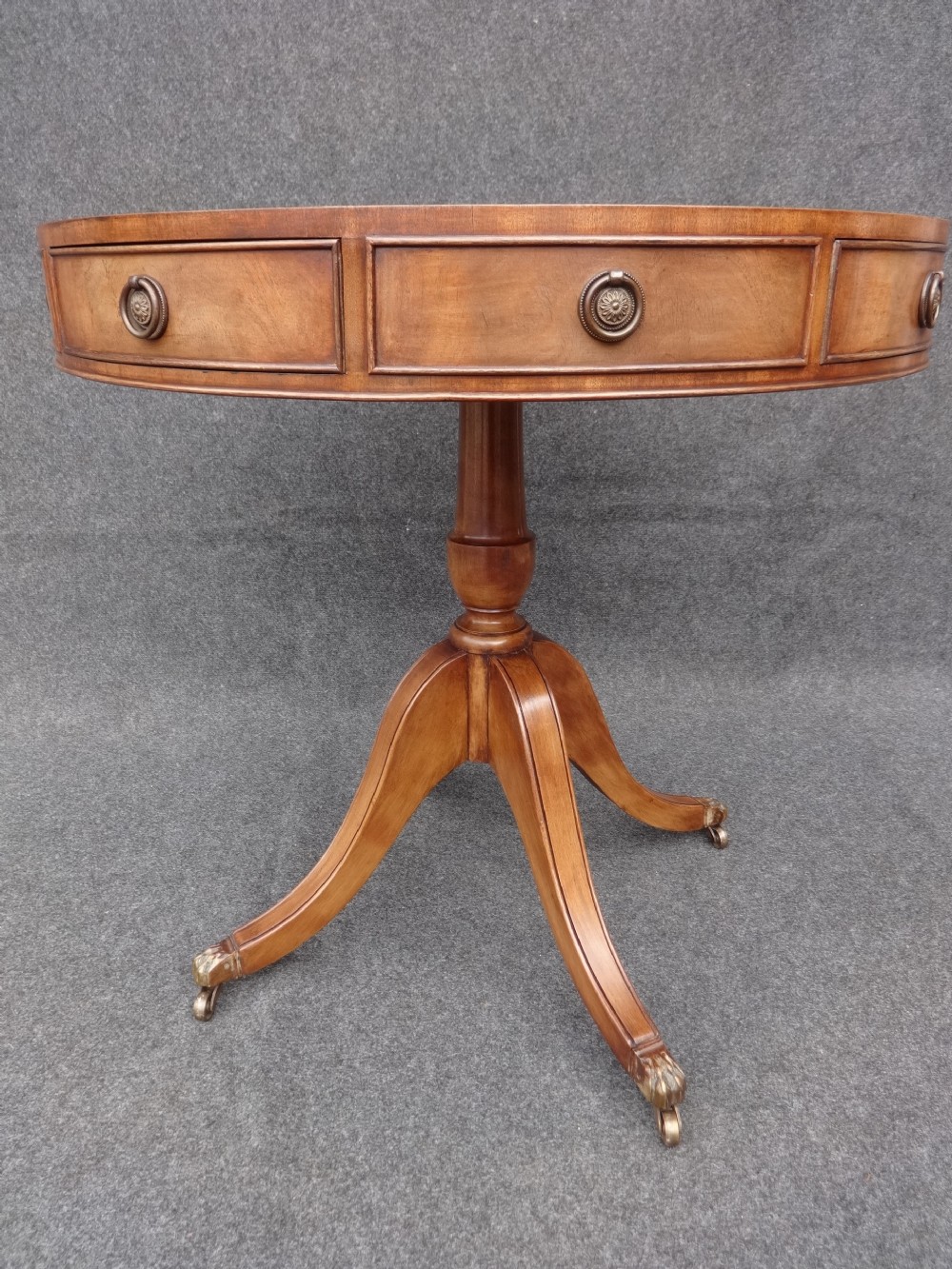 Mahogany Drum Table